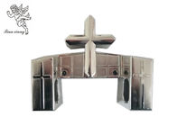 Silver ABS Plastic Coffin furniture โถส้วมกับของตกแต่ง Cross