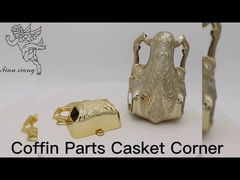 หนังทองแดงมุมกระป๋องศพ 22 กิโลกรัม / 21 กิโลกรัม ผ้ากระป๋องศพ สไตล์อเมริกัน