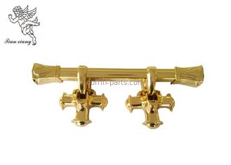 Golden Cross Coffin Swing Handle Accessories PP Plastic Ornamental H9008
