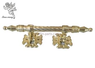 Standard Size Coffin Hardware , Antique Bronze Color Decoration Coffin Handles
