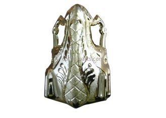 Plastic PP Material Funeral Coffin Parts For casket Golden Decoration