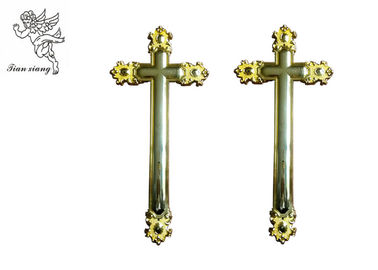 โลงศพมาตรฐานตกแต่ง Crucifix ขนาด 44.8 × 20.8 Cm PP วัสดุ