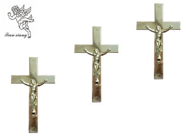 พลาสติก Jesus Coffin Crucifix Pale ทองขนาด 24 x 14 ซม. 200 ชิ้น / Ctn TX - พระเยซูคริสต์ 6 #