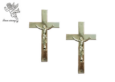 พลาสติก Jesus Coffin Crucifix Pale ทองขนาด 24 x 14 ซม. 200 ชิ้น / Ctn TX - พระเยซูคริสต์ 6 #
