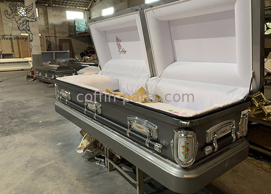 Stylish Metal Burial Case With Decorable Surface Durable And Customizable