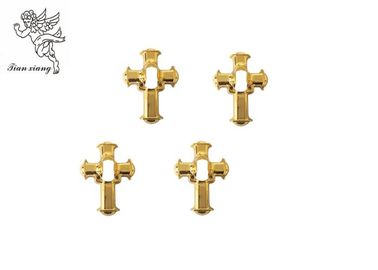 Golden Cross Coffin Swing Handle Accessories PP Plastic Ornamental H9008