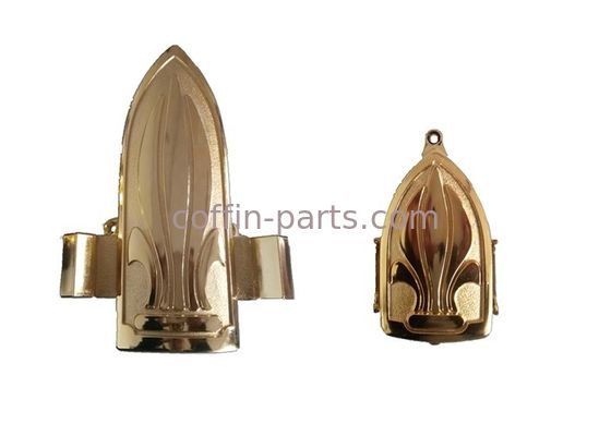 Plastic Funeral Accessories Suppliers , Gold Color Casket Accessories 17kg / 16kg