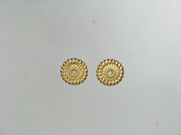 Colored Round Funeral Accessories / Durable Casket Hardware Bracket 4#