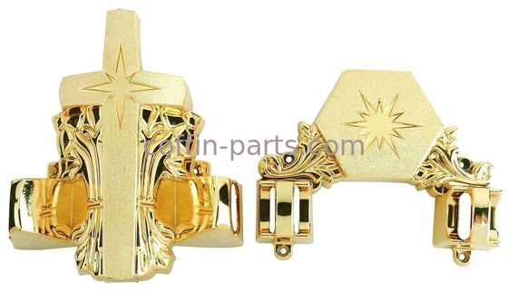 Gold Plastic Material Casket Hardware Corners Model 12